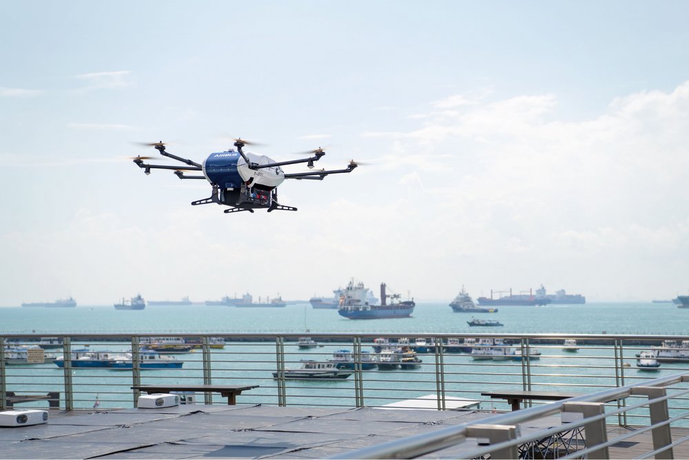 Airbus’ Skyways drone trials world’s first shore-to-ship deliveries